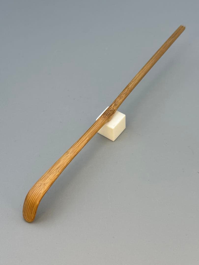 Historical Zen Bamboo Scoop by Oda Sesso, Motto: Buji (All is Well)