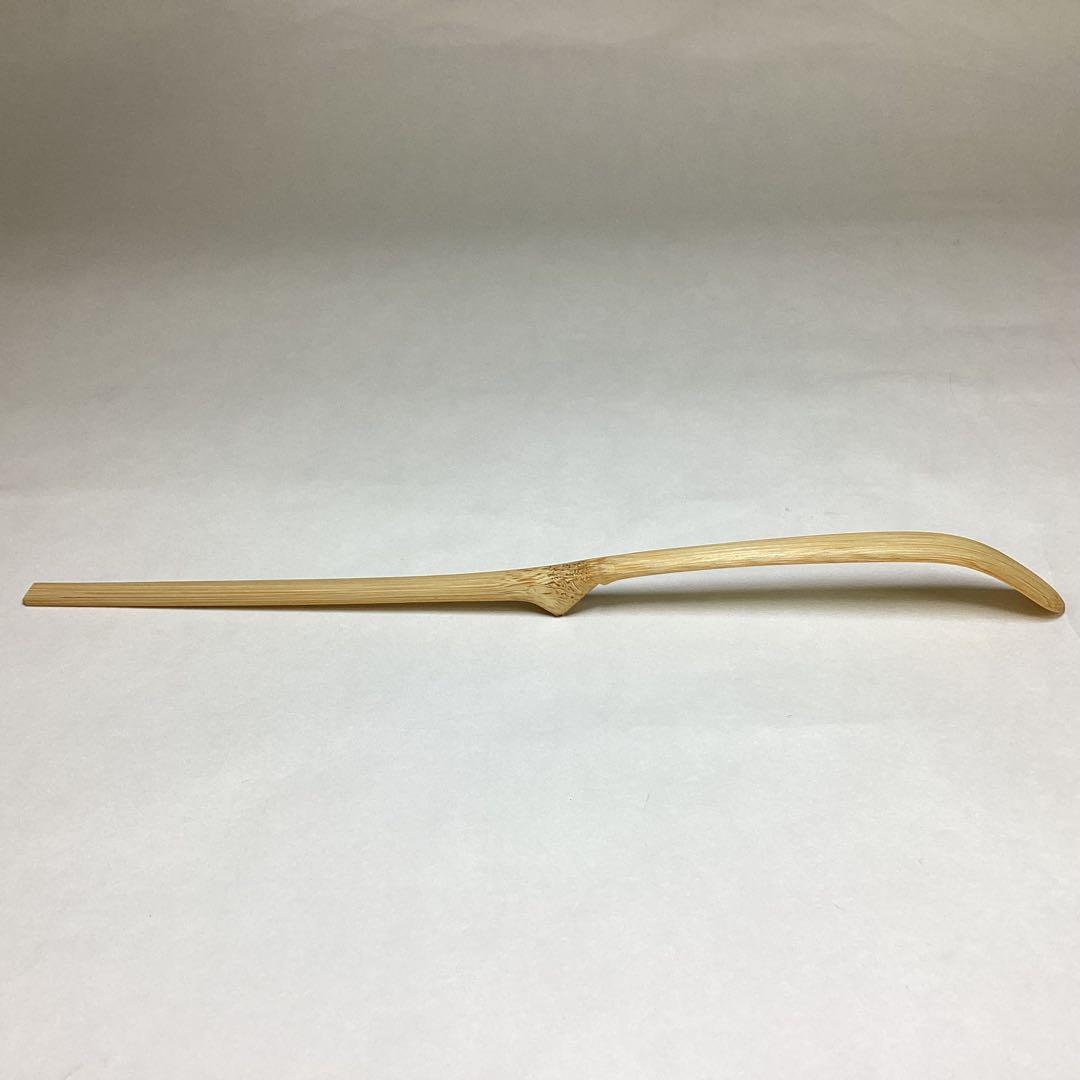Poetic Bamboo Tea Scoop by Bansetsu, Motto: Fue no Ne (Sound of Flute)