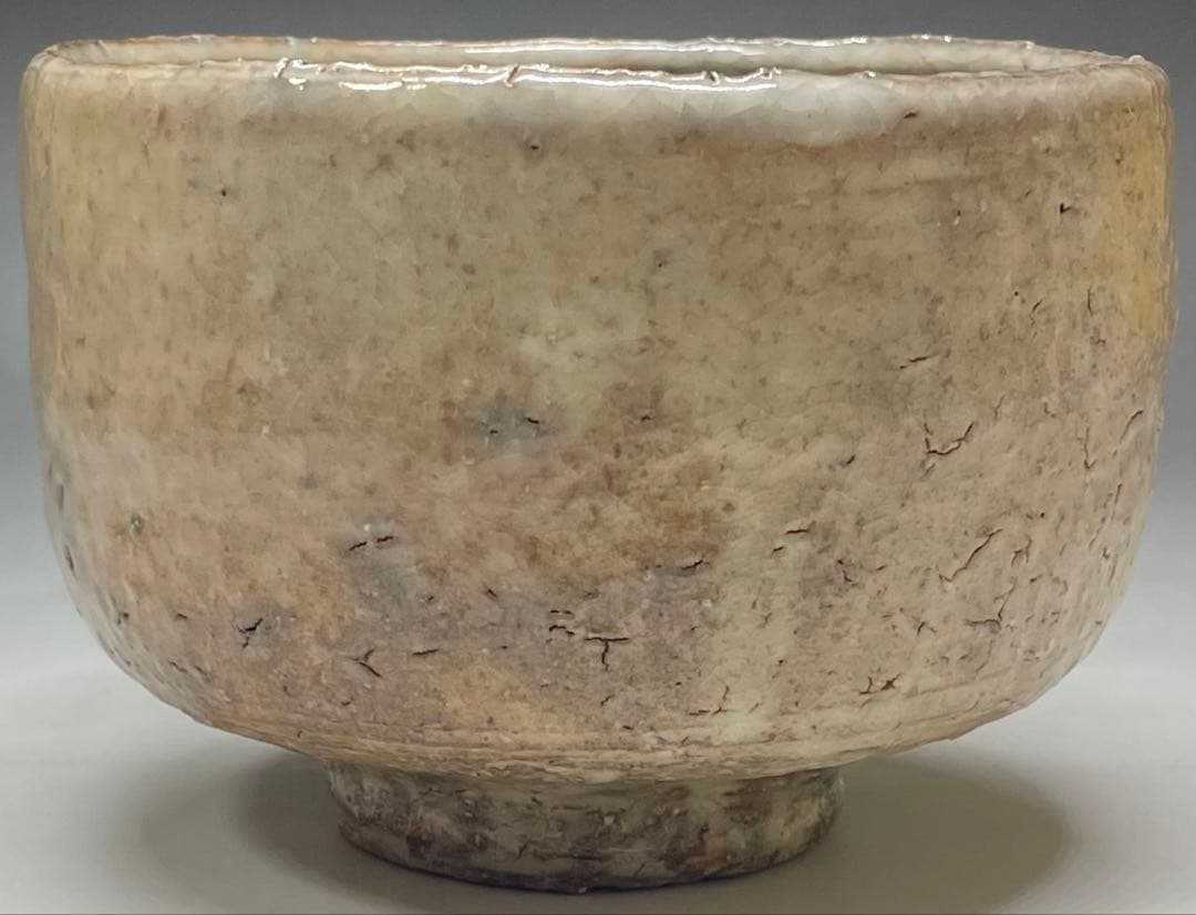 Hagi Ware Tea Bowl – Kaneta Tenryuzan – Warm Crazing Glaze – Matcha Chawan – Signed Tomobako – Japan