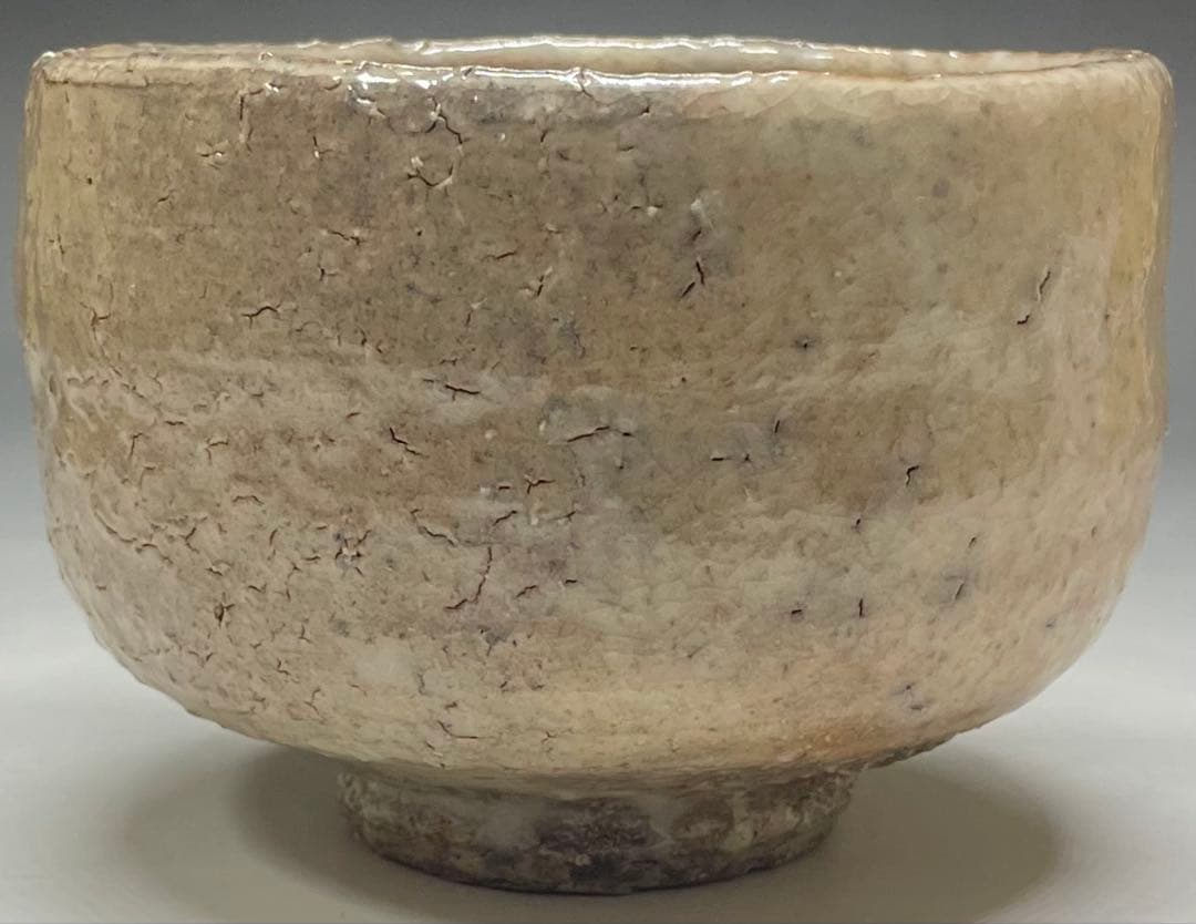 Hagi Ware Tea Bowl – Kaneta Tenryuzan – Warm Crazing Glaze – Matcha Chawan – Signed Tomobako – Japan