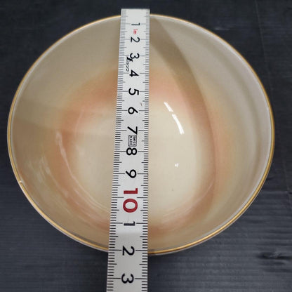 Kiyomizu-yaki Ninsei-style Matcha Bowl by Kozan, Shell Matching Motif