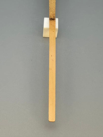 Daitoku-ji Chashaku Tea Scoop by Hasegawa Kanshu, Signed Bamboo Chashaku with Poetic Name Hana no En (Flower Banquet) and Tomozutsu