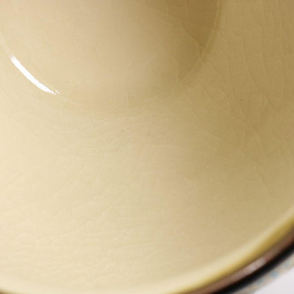 Makuzu Ware Mizusashi Water Jar with Shippo Enamel by Makuzu Kosai, Omotesenke Box