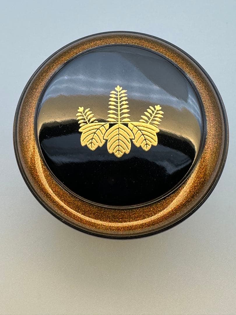 Lacquer Tea Caddy Natsume Paulownia Bamboo Maki-e by Suzuki Shoei