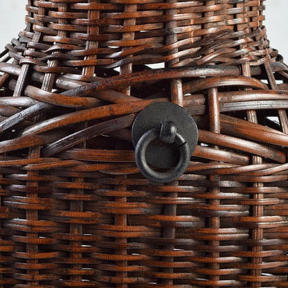 Mimi-tsuki Bamboo Flower Basket by Yoshida Fumiyo Artisan Craft