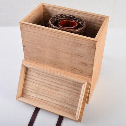 Mimi-tsuki Bamboo Flower Basket by Yoshida Fumiyo Artisan Craft