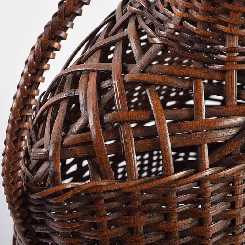 Mimi-tsuki Bamboo Flower Basket by Yoshida Fumiyo Artisan Craft