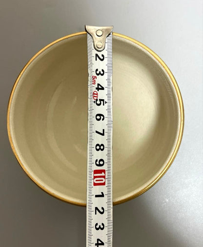 Kutani Hana-zume Gold Overglaze Matcha Bowl by Tosen with Wooden Box