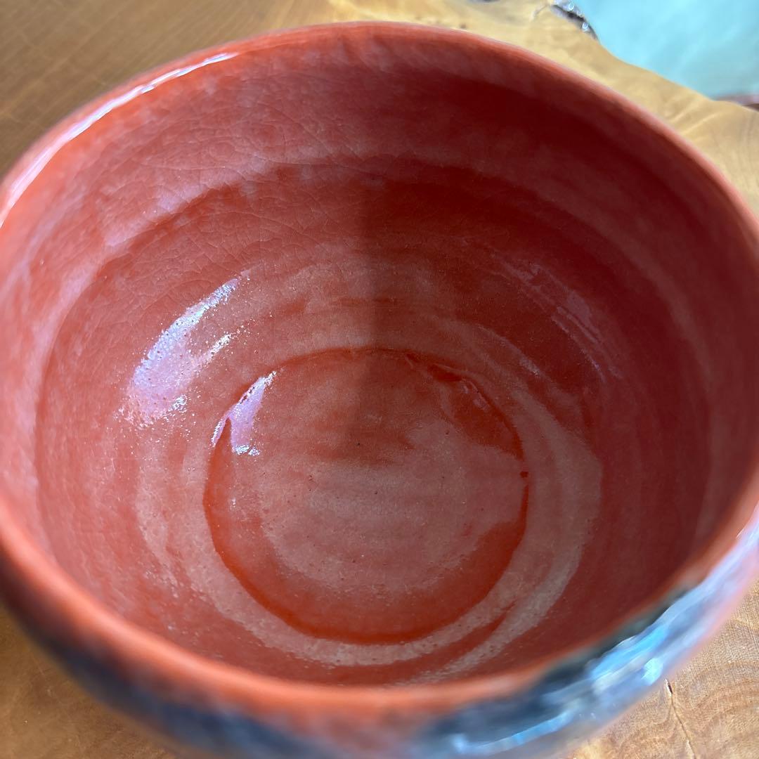 Aka-Raku Chawan by Sasaki Shoraku — Zuiun, Signed Tomobako