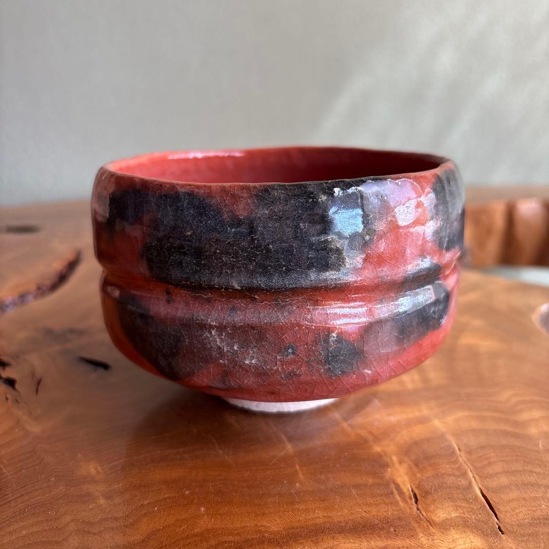 Aka-Raku Chawan by Sasaki Shoraku — Zuiun, Signed Tomobako
