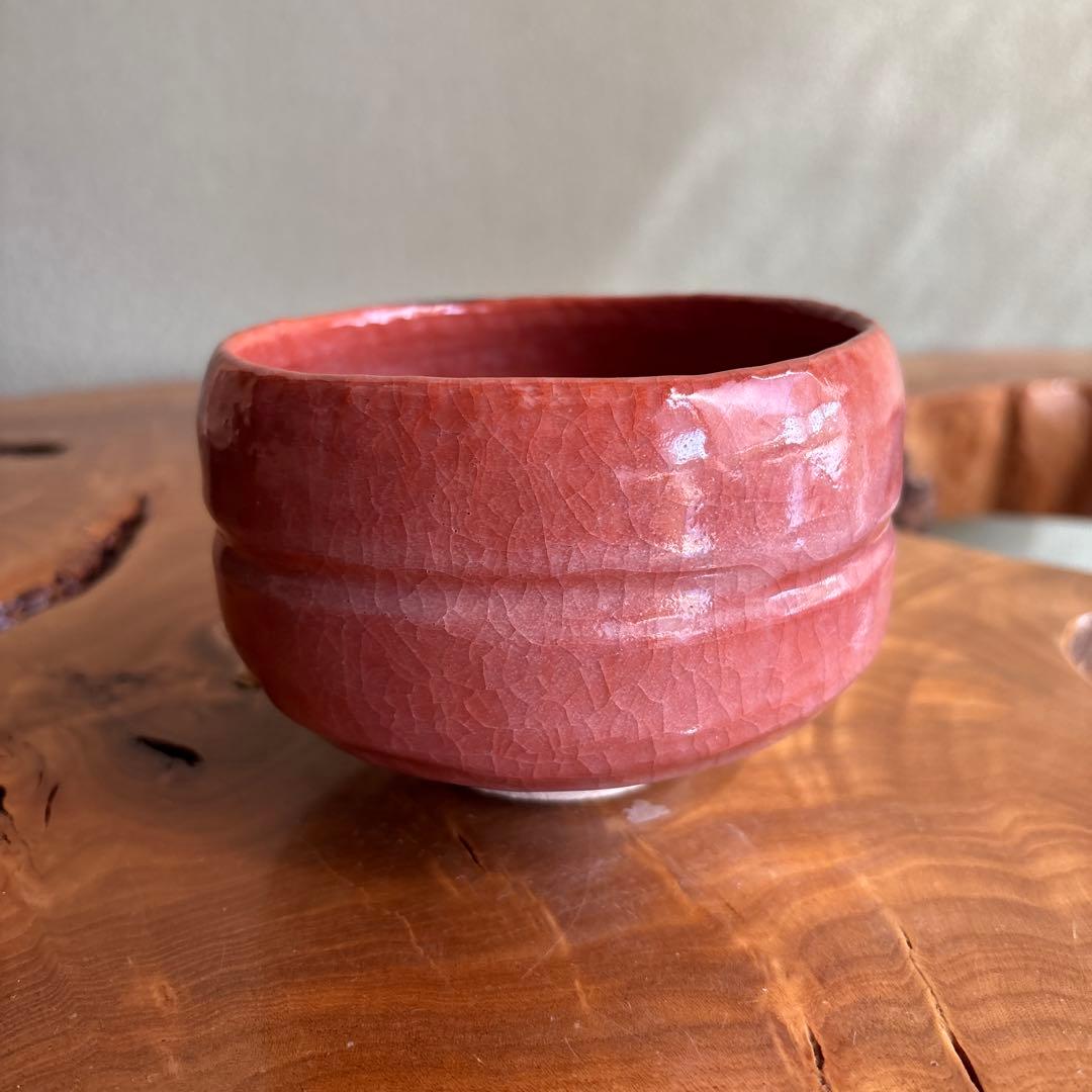 Aka-Raku Chawan by Sasaki Shoraku — Zuiun, Signed Tomobako