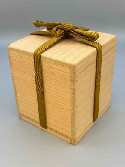 Horiuchi Sokan Certified Natsume — Silver Sasa Maki-e Tame-nuri