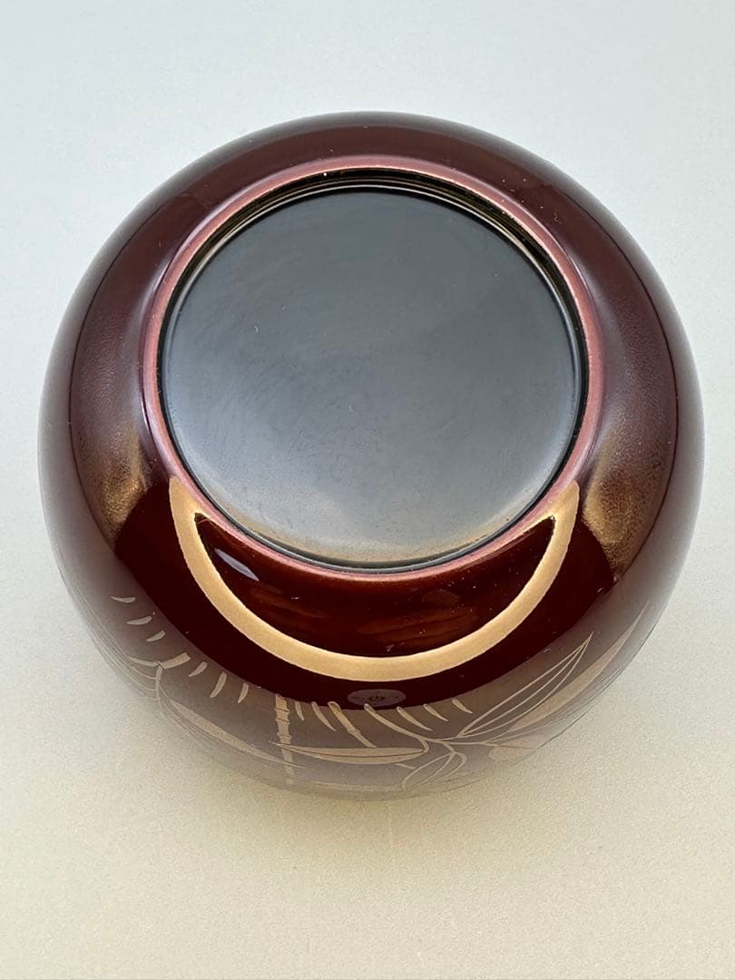Horiuchi Sokan Certified Natsume — Silver Sasa Maki-e Tame-nuri