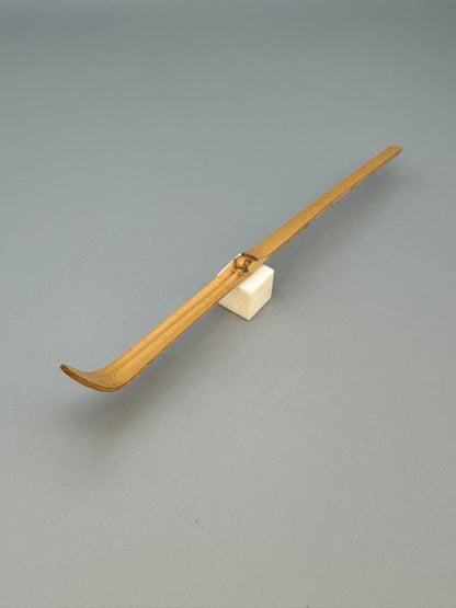 Zen Bamboo Tea Scoop by Daigen, Motto: Kokoro no Tomo (Soul Friend)