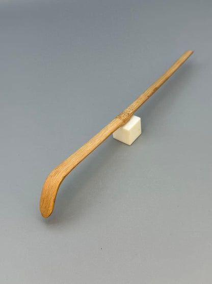 Zen Bamboo Tea Scoop by Daigen, Motto: Kokoro no Tomo (Soul Friend)
