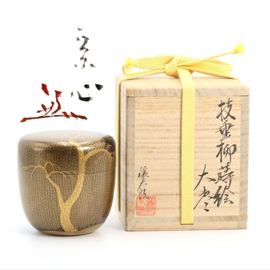 Goto Jotaro — Weeping Willow Maki-e O-Natsume | Silver Interior | Horinouchi Soshin Kakitsuke
