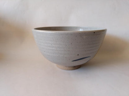 Zeze-yaki Gold Iris Tea Bowl by Iwasaki Shinjo - Enshu Seven Kilns Chawan with Box