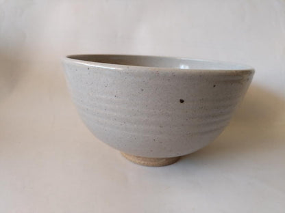 Zeze-yaki Gold Iris Tea Bowl by Iwasaki Shinjo - Enshu Seven Kilns Chawan with Box