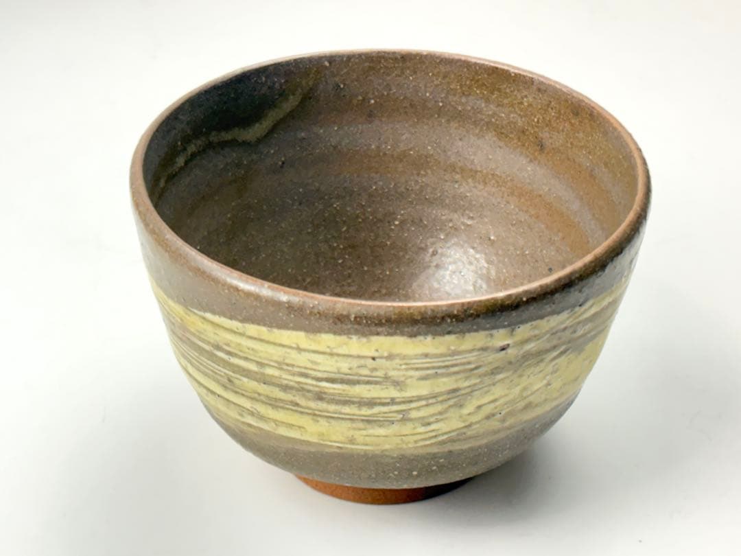 Seto Hakeme Matcha Chawan by Kamei Masaru — Nitten Artist, Tomobako