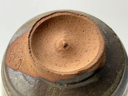 Seto Hakeme Matcha Chawan by Kamei Masaru — Nitten Artist, Tomobako