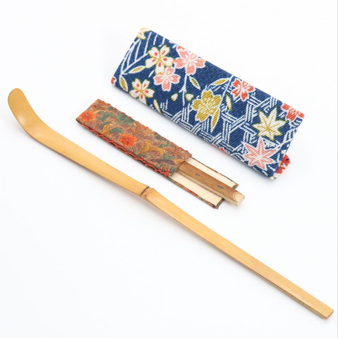 Wajima-nuri Chabako Tea Box Set Senmen Fan Maki-e by Maeda Toshio