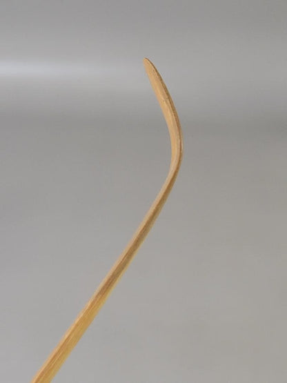 Chashaku Tea Scoop 'Asabare' – Zen Abbot Kakudo – White Bamboo – Japan