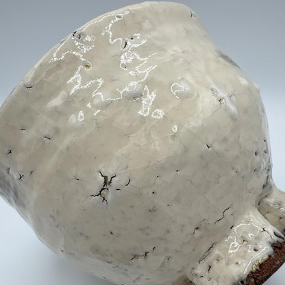 Kinkai Wari-Kodai Tea Bowl by 4th Gen Mashimizu Zoroku - Kyoto Master Chawan