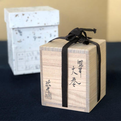 Sagiso Egret Orchid O-Natsume Tea Caddy — Hasegawa Yusai Maki-e