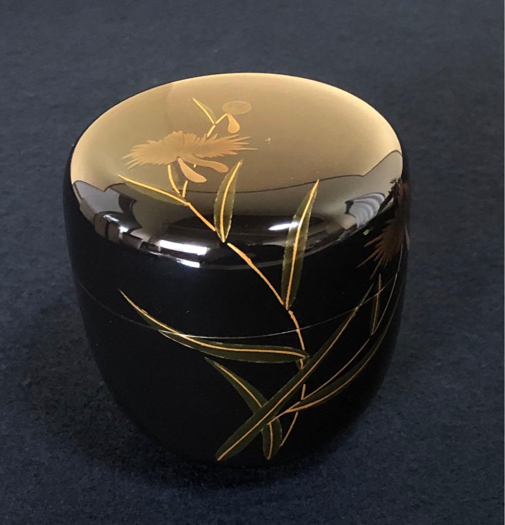 Sagiso Egret Orchid O-Natsume Tea Caddy — Hasegawa Yusai Maki-e