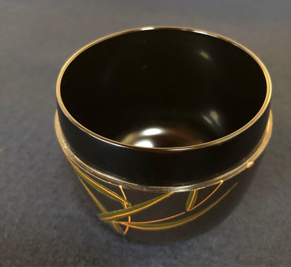 Sagiso Egret Orchid O-Natsume Tea Caddy — Hasegawa Yusai Maki-e