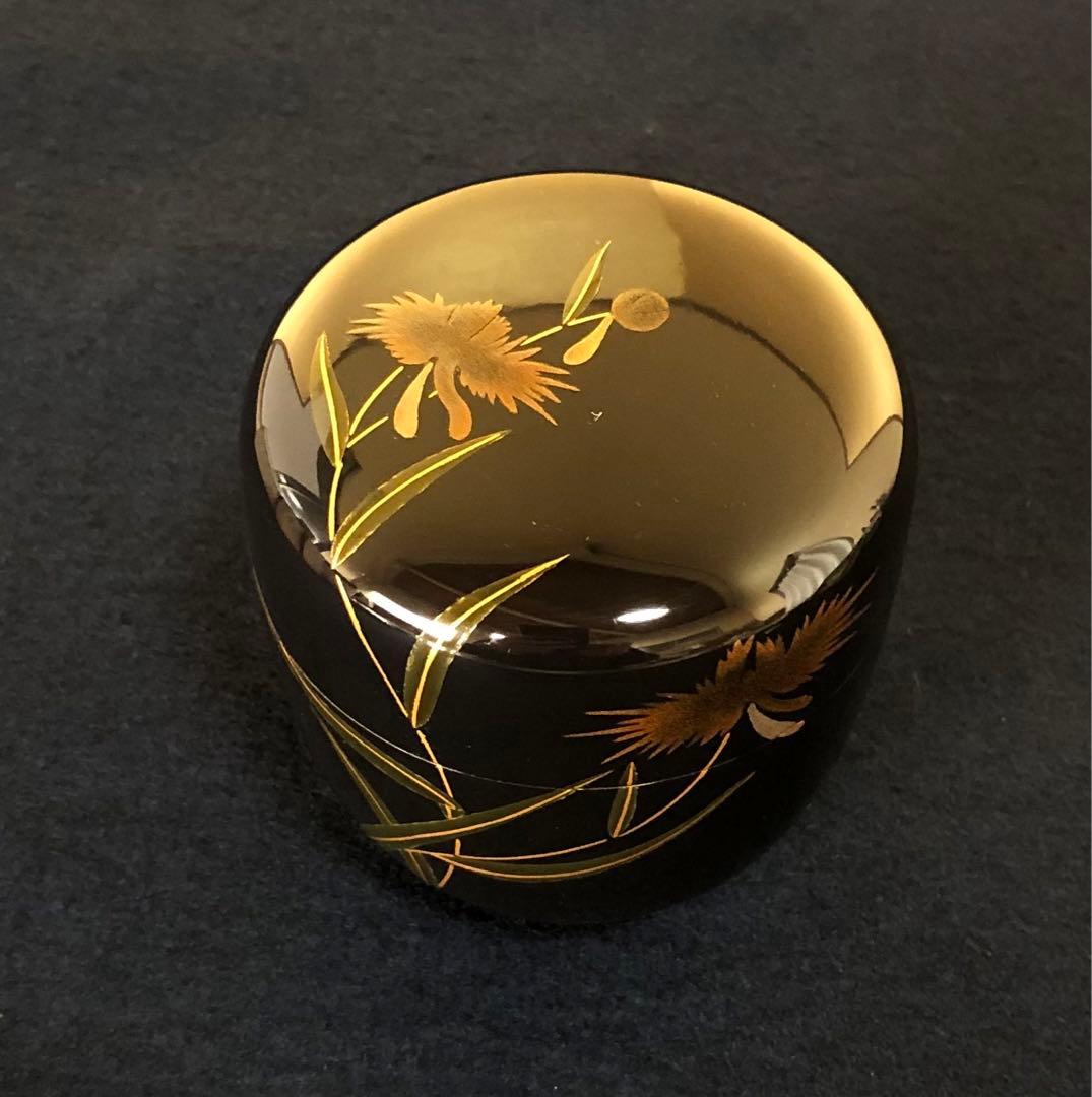 Sagiso Egret Orchid O-Natsume Tea Caddy — Hasegawa Yusai Maki-e