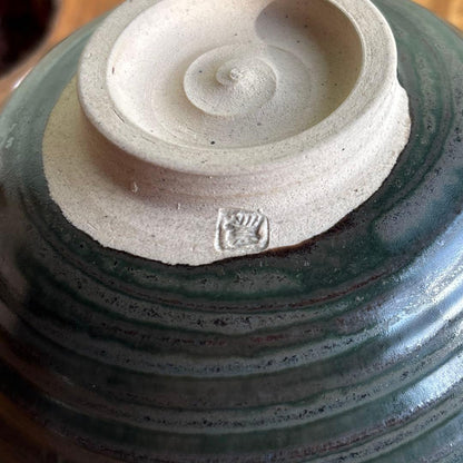 Matsumoto Isashi Yohen Glaze Wide Matcha Bowl Tea Ceremony with Original Box