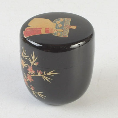 Kitamura Kishun Hina Doll Festival Maki-e Chu-Natsume Tea Caddy
