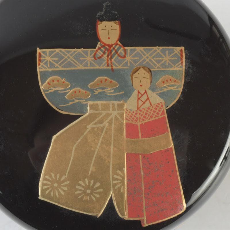 Kitamura Kishun Hina Doll Festival Maki-e Chu-Natsume Tea Caddy