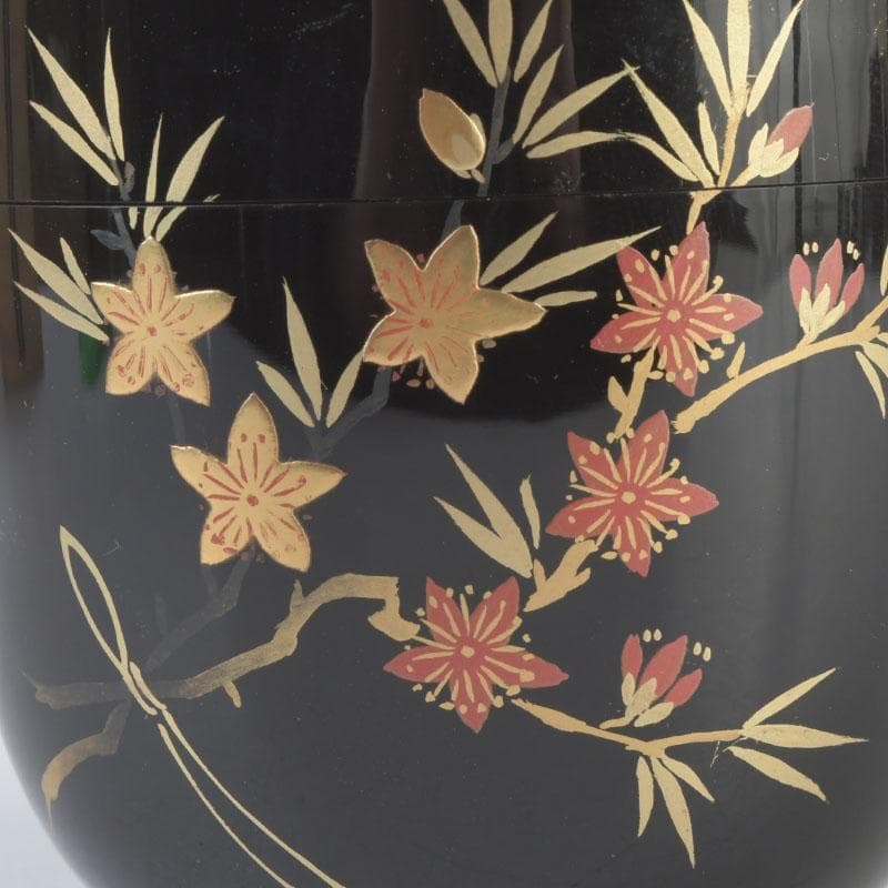 Kitamura Kishun Hina Doll Festival Maki-e Chu-Natsume Tea Caddy