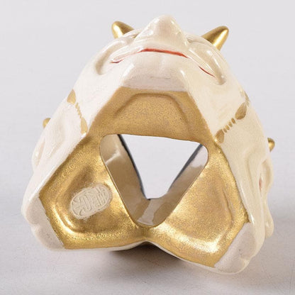 Nishimura Tokusen Kyo-yaki Hannya Demon Mask Futaoki Lid Rest