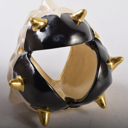 Nishimura Tokusen Kyo-yaki Hannya Demon Mask Futaoki Lid Rest