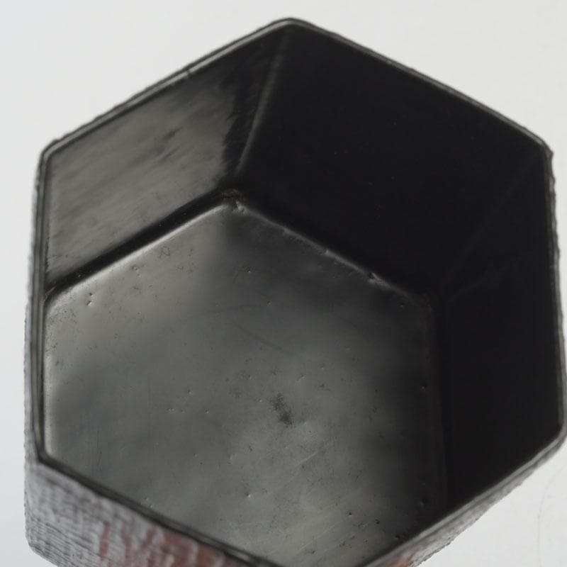 Nakamura Soetsu Yamanaka-Nuri Kuro Ikkan Kakitsubata Maki-e Tea Caddy Tomobako