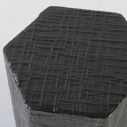 Nakamura Soetsu Yamanaka-Nuri Kuro Ikkan Kakitsubata Maki-e Tea Caddy Tomobako