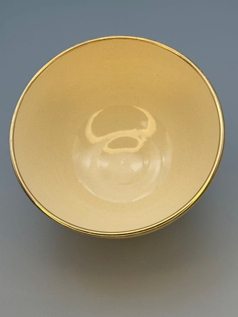 Kyoto-yaki Enameled Plum Blossom Matcha Bowl by Wada Tozan