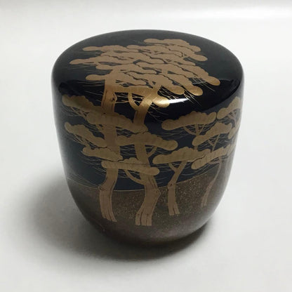 Oimatsu Old Pine Maki-e Natsume by Keikan Wajima Lacquerware