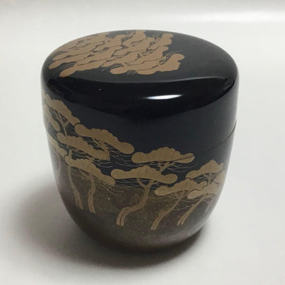 Oimatsu Old Pine Maki-e Natsume by Keikan Wajima Lacquerware