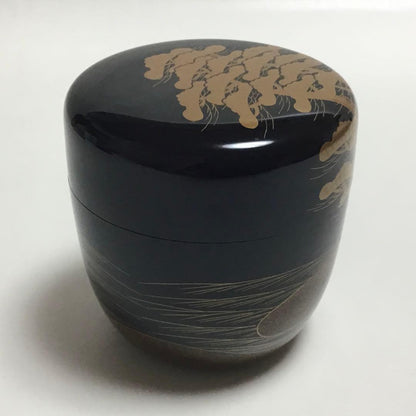 Oimatsu Old Pine Maki-e Natsume by Keikan Wajima Lacquerware