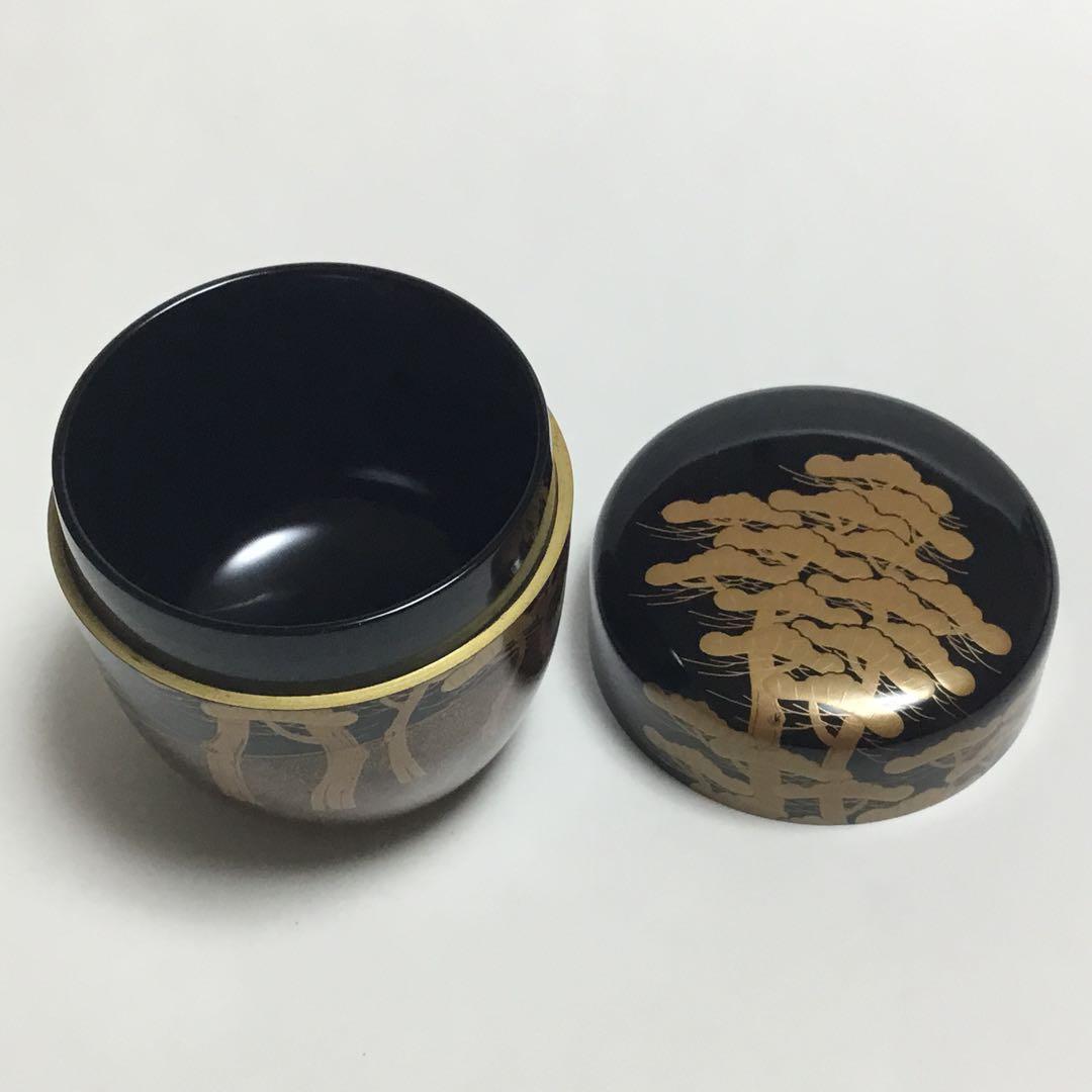 Oimatsu Old Pine Maki-e Natsume by Keikan Wajima Lacquerware