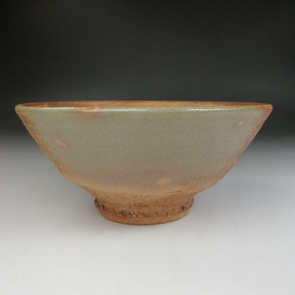 Totoya Tatsuta Tea Bowl by Imaoka Myoken - Korean Style Matcha Chawan with Signed Box