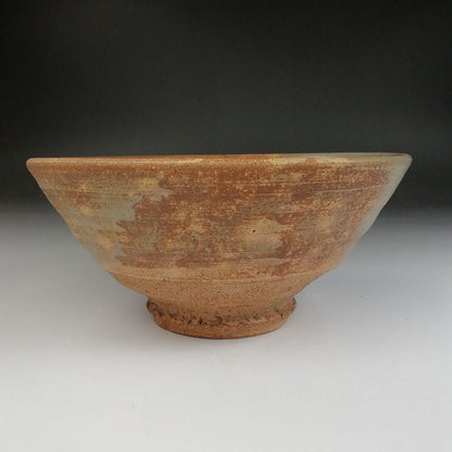 Totoya Tatsuta Tea Bowl by Imaoka Myoken - Korean Style Matcha Chawan with Signed Box