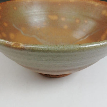 Totoya Tatsuta Tea Bowl by Imaoka Myoken - Korean Style Matcha Chawan with Signed Box