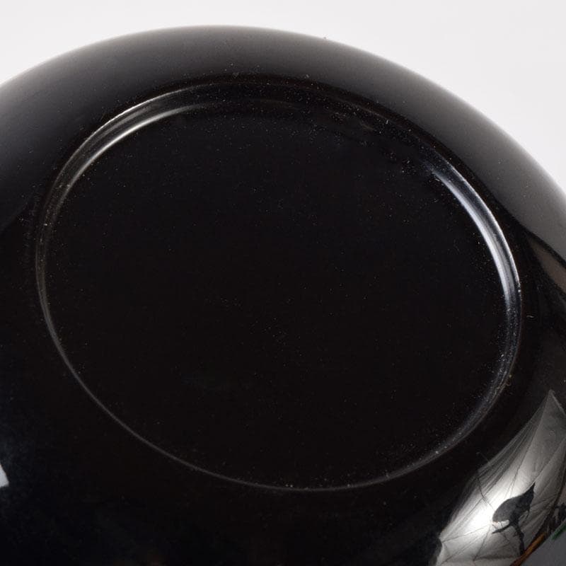Koike Toshio Seiho Wajima-nuri Raden Grass Motif Natsume Tea Caddy