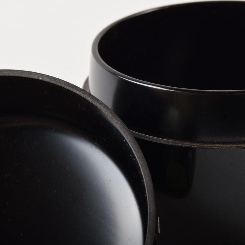Koike Toshio Seiho Wajima-nuri Raden Grass Motif Natsume Tea Caddy