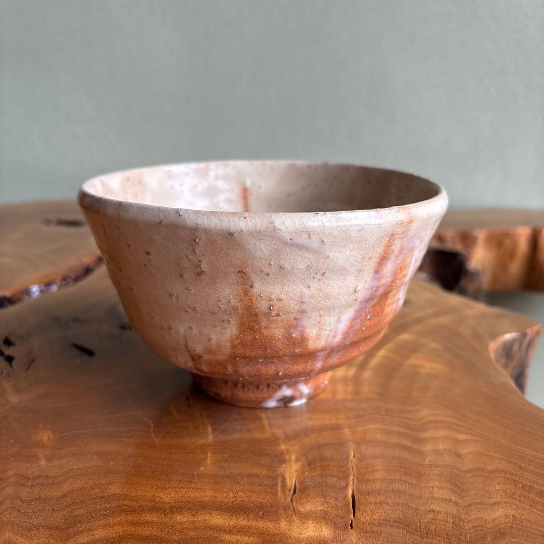 Kohagi-gama Hagi Chawan by Koto Tatsunobu — Shiro-hagi Glaze, Tomobako